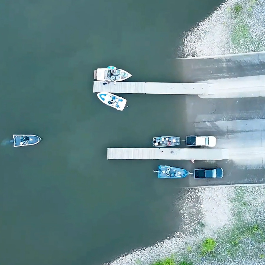 Boat Ramp from above
