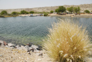 The boating access site at Big Bend State Recreation Area in Nevada.