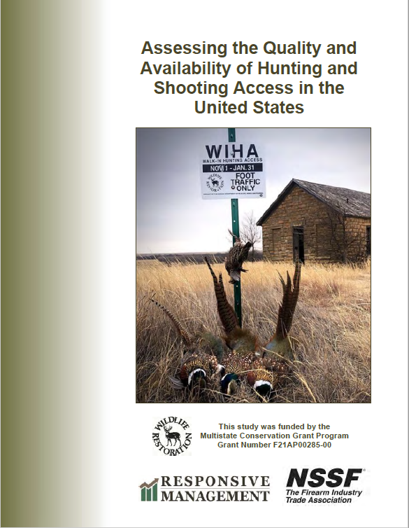 Image of the Assessing the Quality and Availability of Hunting and Shooting Access in the United States report.