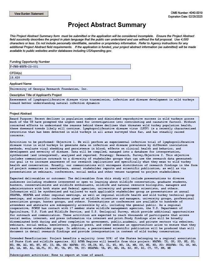 Assessment Of Lymphoproliferative Disease Virus Transmission, Infection, And Disease Development In Wild Turkeys Toward Better Understanding Natural Infection Dynamics