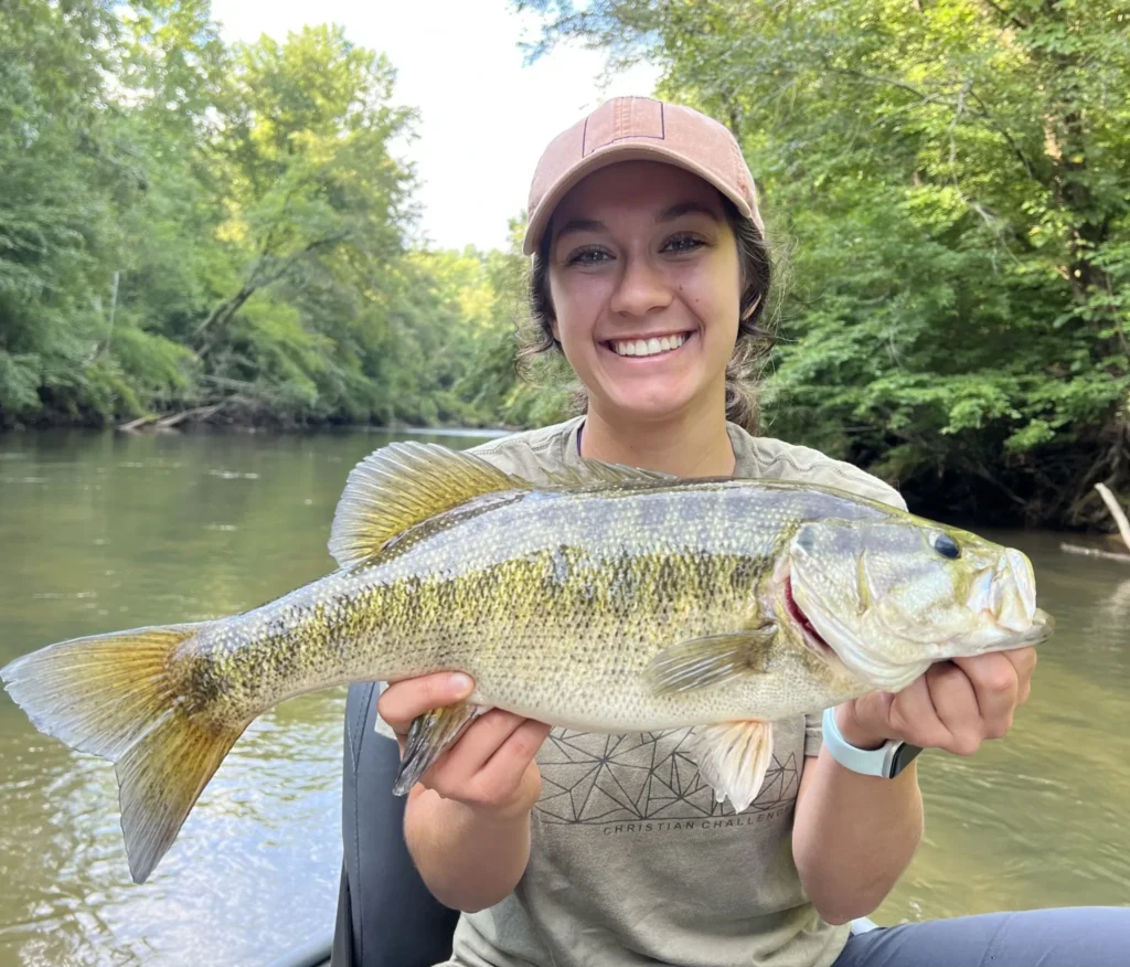 Georgia shoal bass make happy anglers