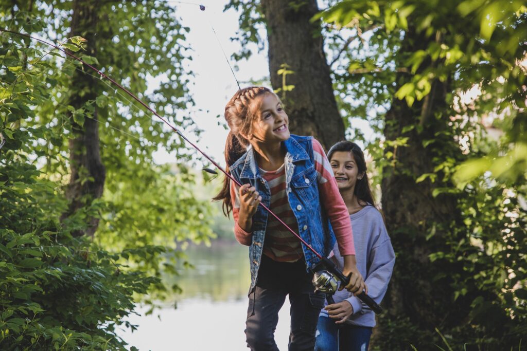Neafwa kids fishing