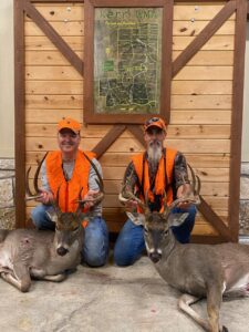 A pair of hunters reap the rewards of wildlife mgt Kerr WMA TPWD photo